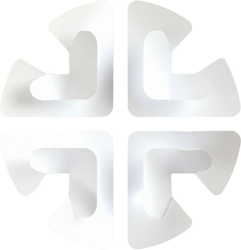 Origami in the shape of the SD logo